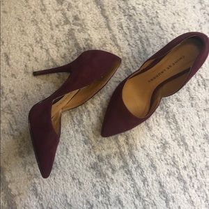 Burgundy Chinese Laundry Stilettos |  7.5
